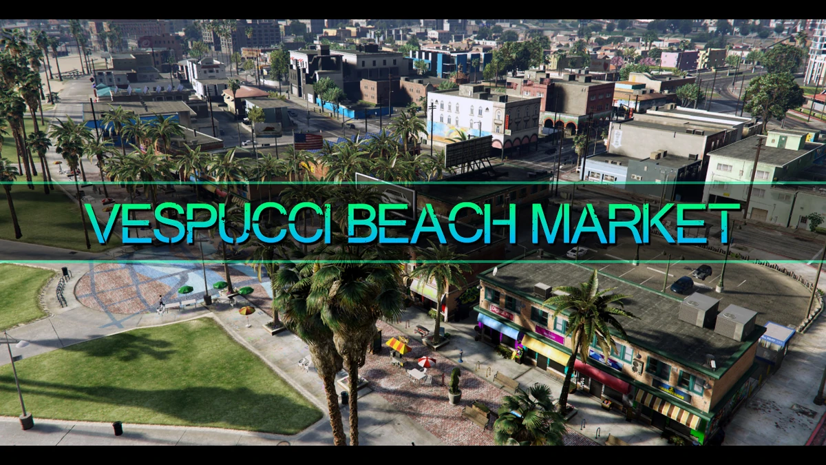 Vespucci Beach Market – FiveM MLO (Fully Open Source)